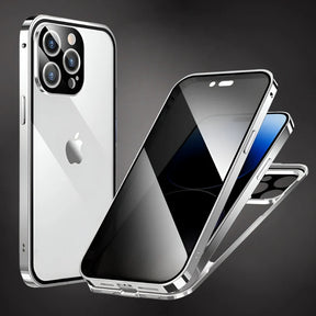 Case iPhone Magnética Blindada - Dupla Proteção 360º com Tela de Privacidade