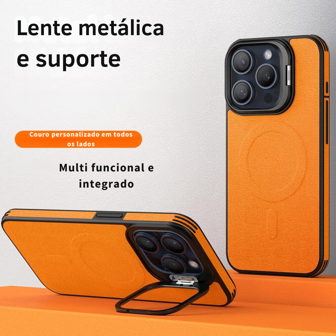 Case Couro Matte Magsafe Iphone