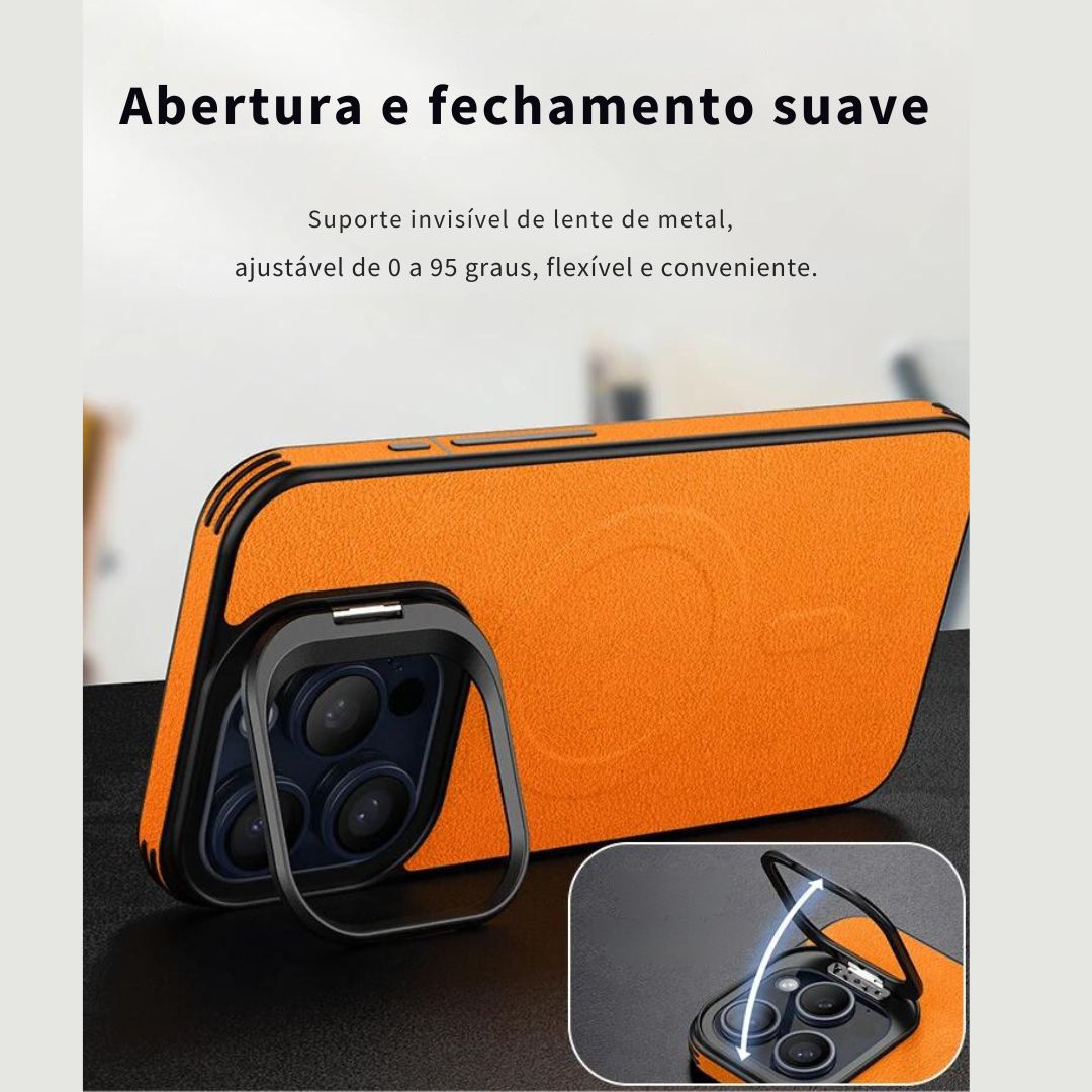 Case Couro Matte Magsafe Iphone